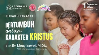 LIVE STREAMING KEBAKTIAN  MINGGU 1 SEPTEMBER 2024  GKI KARANGSARU  PUKUL 1700 WIB [upl. by Ri167]