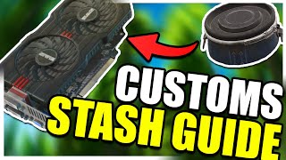 ULTIMATE Customs Hidden Stash Guide  Customs loot Run  Escape from Tarkov [upl. by Olympium]