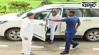 CM Mohan Majhi Arrives To Chair Cabinet Meeting Sambad [upl. by Nolrah767]