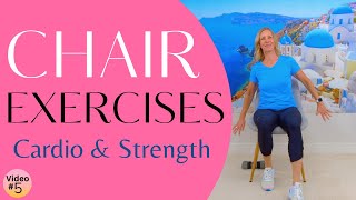 30 min Seated Chair Exercises for Seniors to Improve Heart Health amp Muscle Strength [upl. by Eugirne]