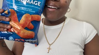 ASMR EATING CHEESE PUFFS [upl. by Nurse]