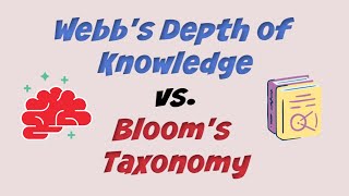 Blooms Taxonomy vs Webbs Depth of Knowledge [upl. by Cilka234]