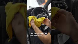 How to safely clean Alcantara howto detailing alcantara suede cleaning howtodetail [upl. by Parthinia654]