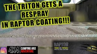 How To Spray A Bed Liner With Raptor [upl. by Slen]