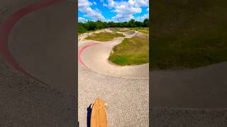 First time at a pump track by Velosolutions arbor skateboarding pumptrack velosolutions [upl. by Akihsay]