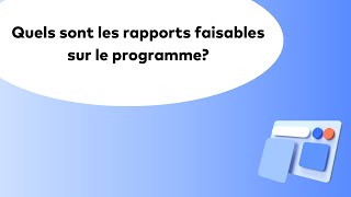 Smovin  Quels sont les rapports faisables sur le programme [upl. by Karlene150]