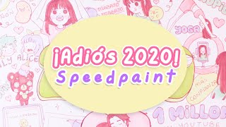 ¡ADIÓS 2020  Resumen del año Speedpaint  Piyoasdf [upl. by Golda]