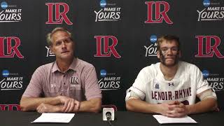 LenoirRhyne vs Limestone Mens Lacrosse NCAA Quarterfinal LenoirRhyne Press Conference [upl. by Hakon]