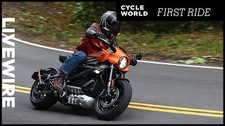 2020 HarleyDavidson LiveWire Review  First Ride [upl. by Tnek]