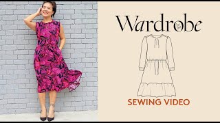 🌹 Cut and sew a beautiful and cool summer dress [upl. by Accebor837]