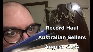 Vinyl Record Haul From Australian Discogs Sellers  August 2024 [upl. by Mandych]