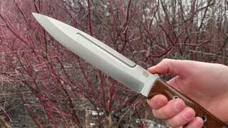 Barkriver Knives 2024 Pig Sticker CPM 154 view by wwwbushcraftcanadacom [upl. by Thalassa633]