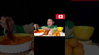 ASMREatingcheeseTteokbokkiwithcrispycorndog🧀BallMukbang [upl. by Podvin]