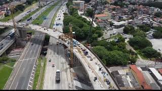 Nova Ponte sobre o Rio Tietê em Osasco  SP [upl. by Kappel974]