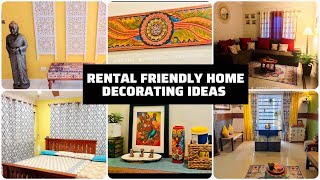 Rental friendly Home Decorating ideas❣️ 10 Tips to make your home Elegant  Budget friendly ideas😍 [upl. by Chrisy921]