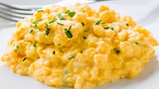 Butterless Gordon Ramsay Scrambled Eggs SO GOOD [upl. by Ahseal669]