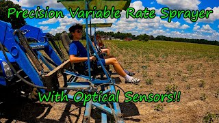 Using Our Variable Rate Sprayer With Optical Sensors 63022 [upl. by Erodasi]