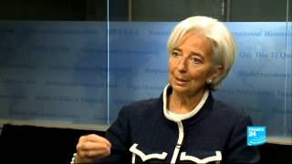 Christine LAGARDE Directrice générale du Fonds Monétaire International est lInvitée de lEconomie [upl. by Edyth727]