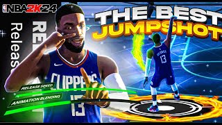 BEST 65610 JUMPSHOT ON NBA 2K24 GREEN SHOT for LOCKDOWN CENTER JUMPSHOT ON NBA 2K24 [upl. by Danialah]