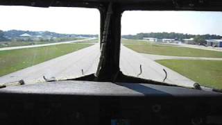 DC3 Takeoff from Cockpit [upl. by Lewes]