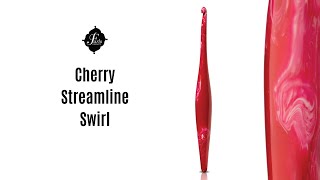 Streamline Swirl Cherry  Ergonomic Crochet Hook from Furls [upl. by Eiger]