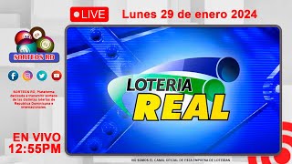 Lotería Real EN VIVO 📺│Lunes 29 de enero 2024 – 1255 PM [upl. by Lerrud]