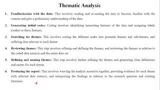 NVIVO 14 Training Day13 Mastering Thematic Analysis by Braun and Clarke 2006 [upl. by Cherie902]