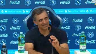 🟡 CONFERENZA PECCHIA NAPOLIPARMA 21  POST PARTITA SERIE A [upl. by Durtschi]