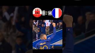 FRANCE VS Gibraltar 140 HIGHLIGHTS [upl. by Quinta]