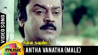 Antha Vanatha Pola Video Song  Male Version  Chinna Gounder Tamil Movie  Vijayakanth  Ilayaraja [upl. by Mccready]