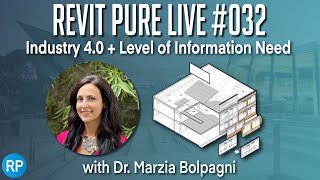 Revit Pure Live 032  Industry 40  Level of Information Need with Marzia Bolpagni [upl. by Erving678]