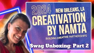 Creativation 2024  Swag unboxing  Part 2 [upl. by Palma]