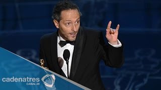 El Chivo Lubezki hace historia y gana el Oscar 2015 [upl. by Leopold277]