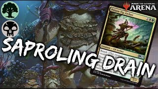 Saprolling Drain MTG Arena  Golgari PoisonTip Archer amp Slimefoot Stowaway Deck in GRN Standard [upl. by Landes]