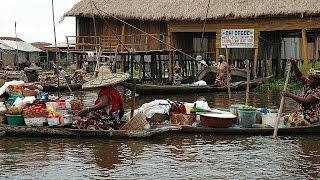 Ganvie The floating market of Benin [upl. by Mcgraw650]