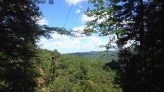 Bristol Mountain Aerial Adventures Zipline Canopy Tour Preview [upl. by Samira501]