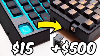 TECLADO DE 15 vs TECLADO de 500 [upl. by Llenrahs]