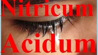 Nitricum Acidum  Acidum nitricum  Nitric Acid  Nitac Homeopathic MedicineTips For Practitioner [upl. by Coumas]