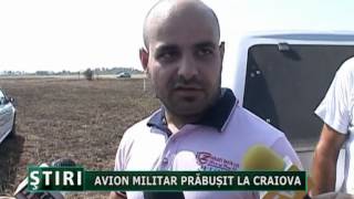 Avion militar prabusit in Craiovampg [upl. by Hepza]