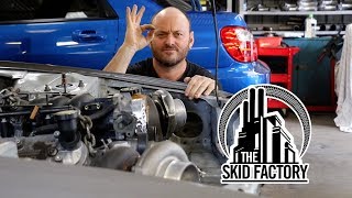 THE SKID FACTORY  Turbo LS1 R32 Skyline EP4 [upl. by Anaet]