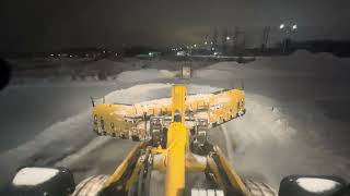 6quot Gaz Station Snow Plowing Komatsu WA270 W\ Metalpless Live Edge 1020 [upl. by Hurwit]