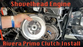 Shovelhead Rivera Primo Clutch Installation  The best Upgrade yet [upl. by Asirrac]