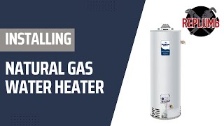 replacing a 50 gallon natural gas water heater [upl. by Rudelson]