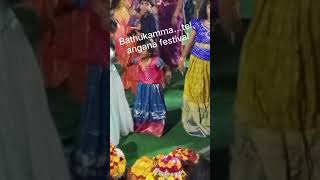 bathukamma telangana festival [upl. by Krusche963]