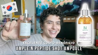 RESENHA AMPLEN PEPTIDE SHOT AMPOULE  EXCELENTE CUSTOBENÉFICIO EM UM SÉRUM ANTI IDADE [upl. by Ttayh642]