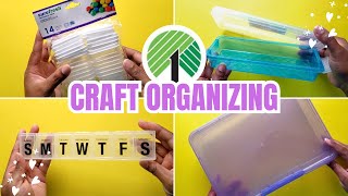 MUST HAVE Dollar Tree Organizers For Your Crafts [upl. by Neirb]