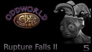 Lets Play Oddworld Abes Odyssey Blind Ep 5 Rupture Farms II [upl. by Zoi491]