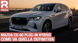 Mazda CX60 plugin HYBRID  Può impensierire Audi Q5 BMW X3 e Mercedes GLC [upl. by Akaya389]