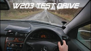 Mercedes C200 Kompressor POV Test Drive W203  Supercharged Sounds [upl. by Docile188]