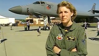 B1 Lancer Bomber Tour and Demonstration [upl. by Aduhey]